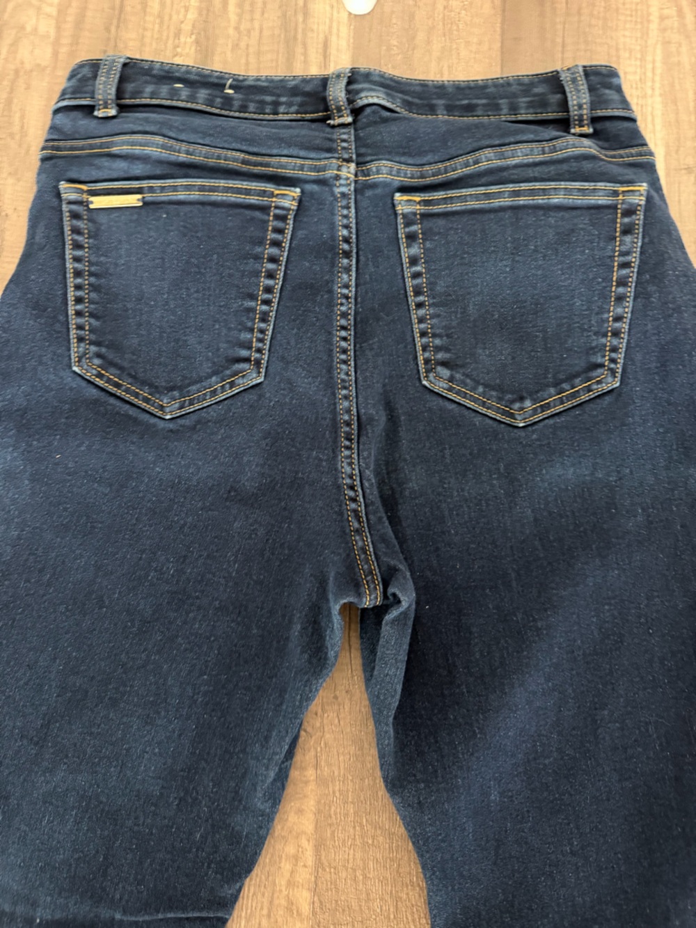Michael Kors Dark Blue Flare Jeans - Picture 12 of 13